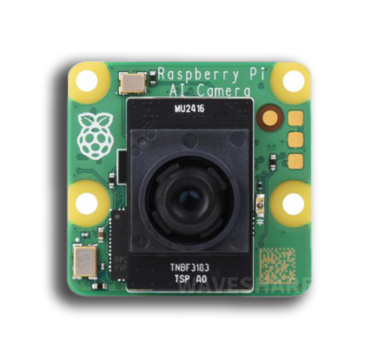 image of the Raspberry pi AI Camera 