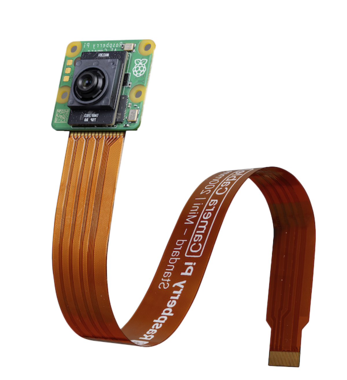 image of the Raspberry pi AI Camera 